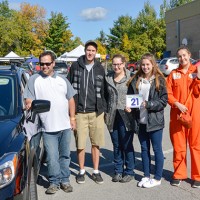 Les gagnants de la première place : Jean-Philippe Monette, Francis Dandurand, Myriam Dandurand et Julie Dandurand